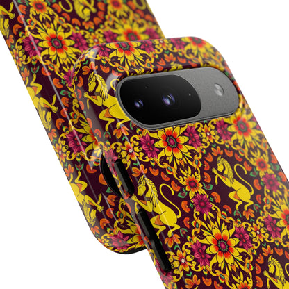 Tough Cases, Virgo, Zodiac v1, Flower Pattern