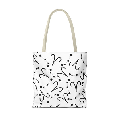 Tote Bag Aries Zodiac sign AOP