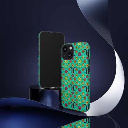 Tough Cases, Aquarius, Zodiac v2, Flower Pattern