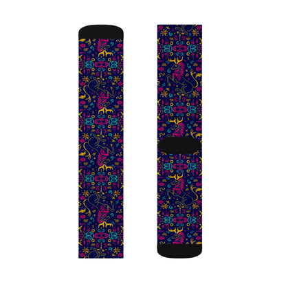 Sublimation Socks, Aquarius, Zodiac v3, Pattern