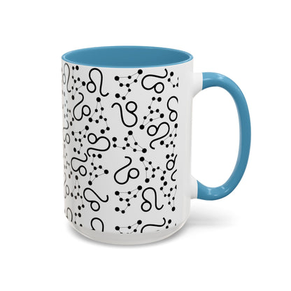 Accent Coffee Mug with the Leo sign (11, 15oz)