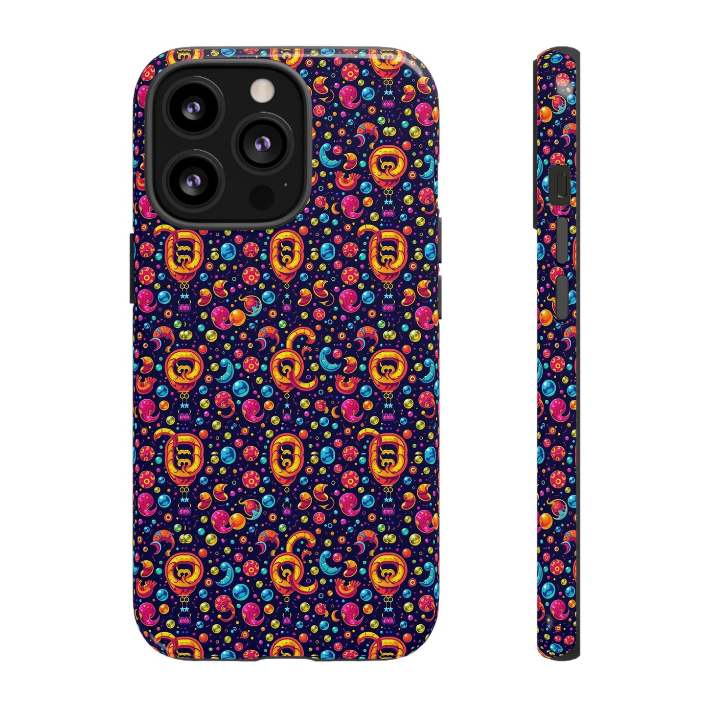 Tough Cases, Aquarius, Zodiac v1, Bubble Pattern