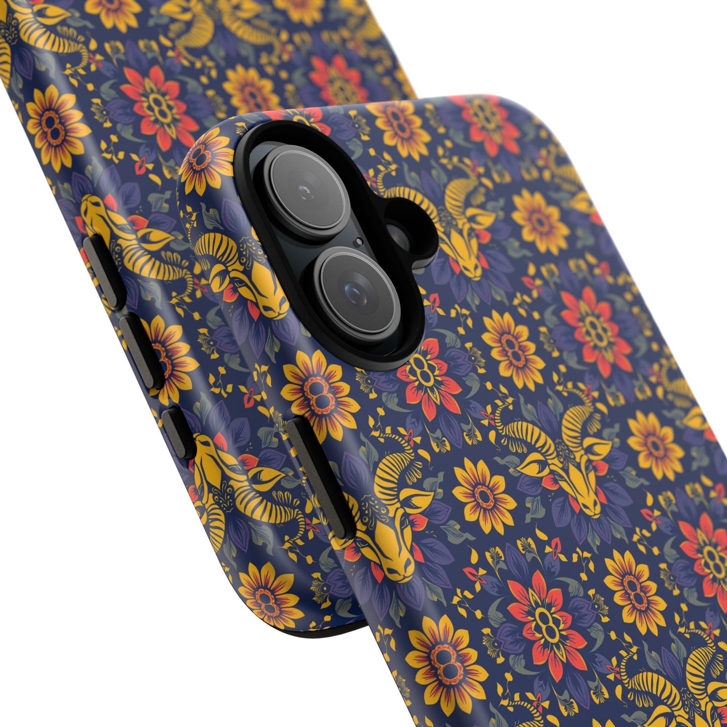 Tough Cases, Taurus, Zodiac v3, Flower Pattern