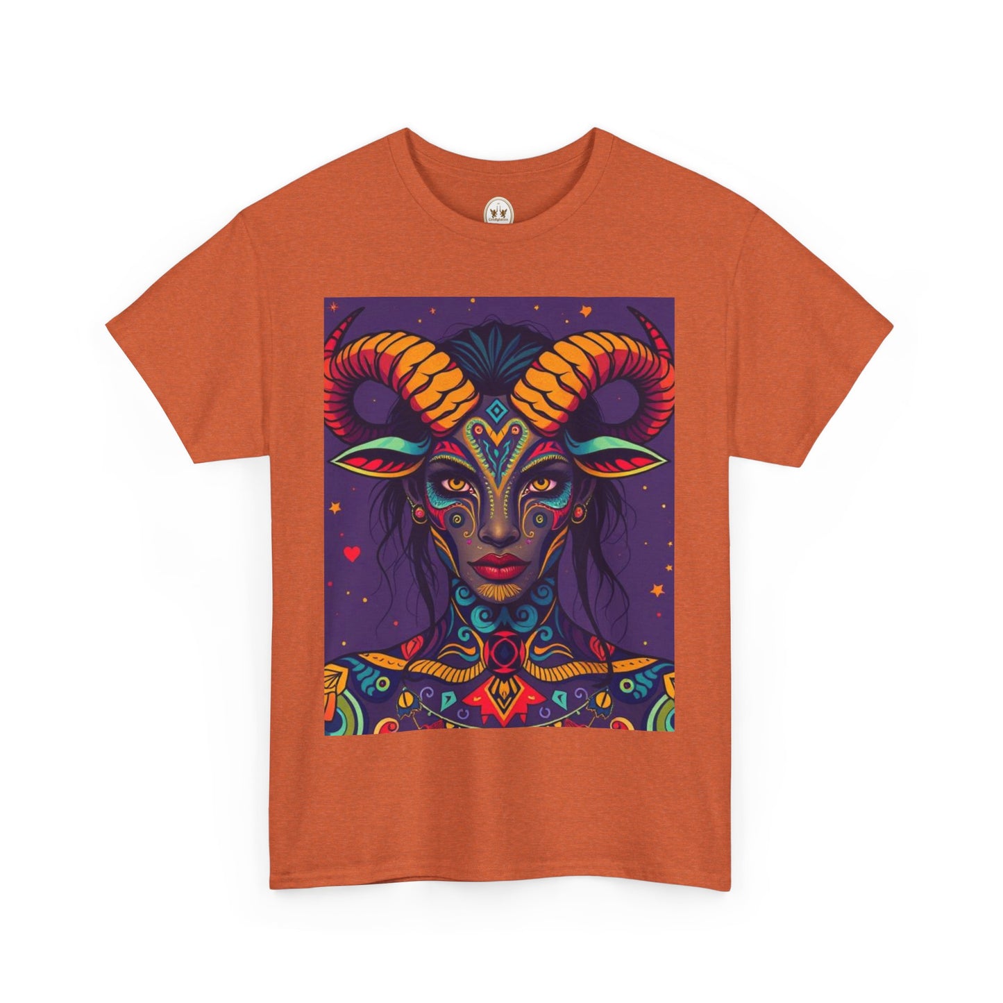 Unisex Heavy Cotton T-Shirt, Taurus, Zodiac v3, Sexy Art