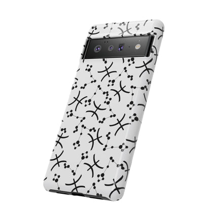 Tough Cases with the Pisces Zodiac sign for iPhone, Samsung Galaxy, and Google Pixel devices