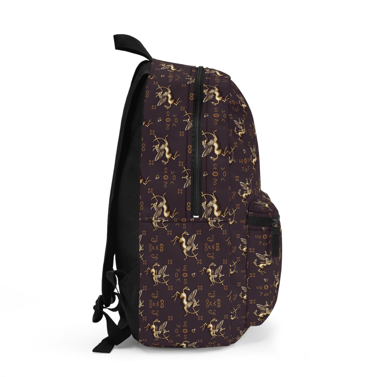 Backpack, Sagittarius, Zodiac, Metal Pattern