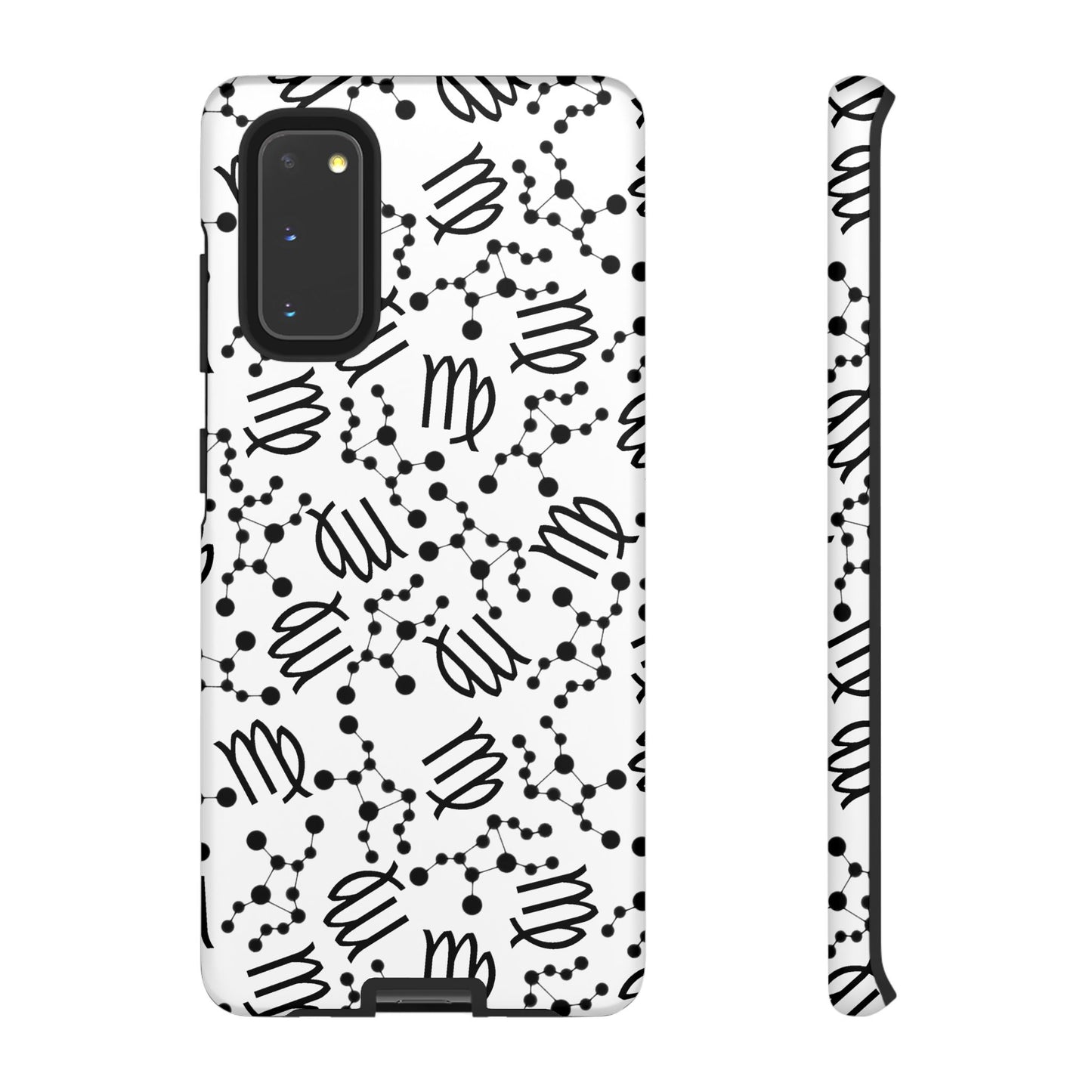 Tough Cases with the Virgo Zodiac sign for iPhone, Samsung Galaxy, and Google Pixel devices