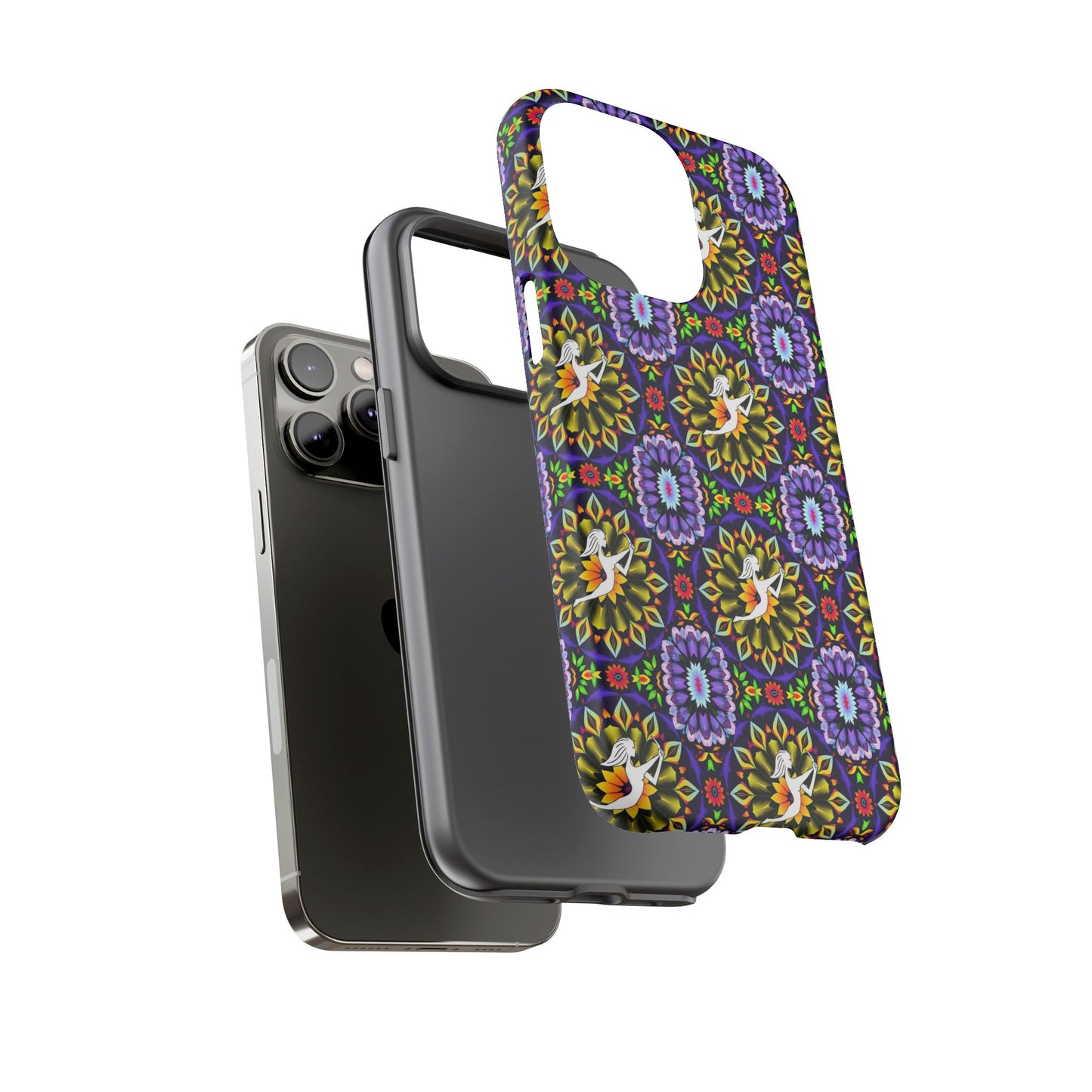 Tough Cases, Sagittarius, Zodiac v1, Flower Pattern