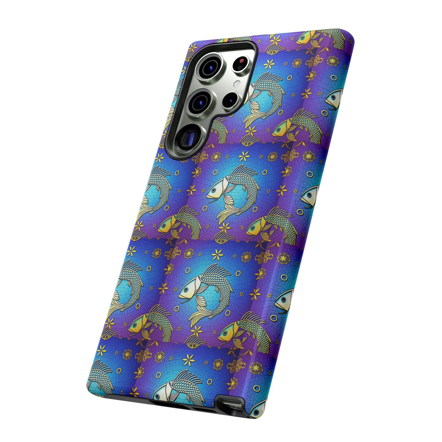 Tough Cases, Pisces, Zodiac v2, Metal Pattern