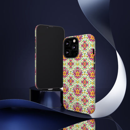 Tough Cases, Cancer, Zodiac v3, Flower Pattern