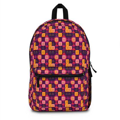 Backpack, Libra, Zodiac, Shapes Pattern