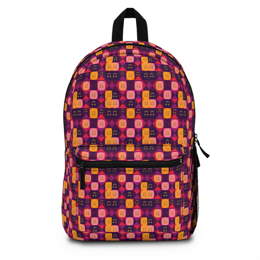 Backpack, Libra, Zodiac, Shapes Pattern