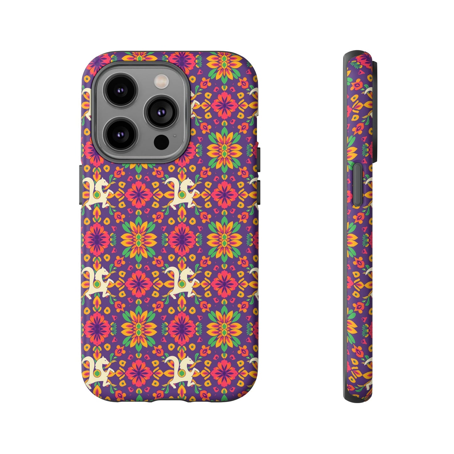 Tough Cases, Aquarius, Zodiac v1, Flower Pattern