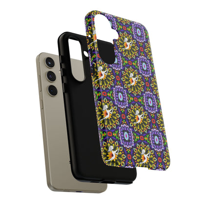 Tough Cases, Sagittarius, Zodiac v1, Flower Pattern