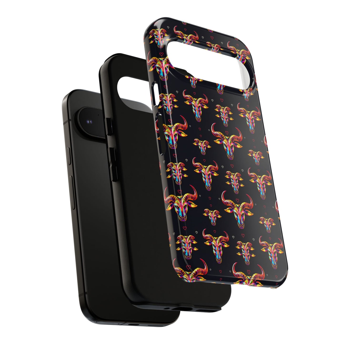 Tough Cases, Taurus, Zodiac, Metal Pattern