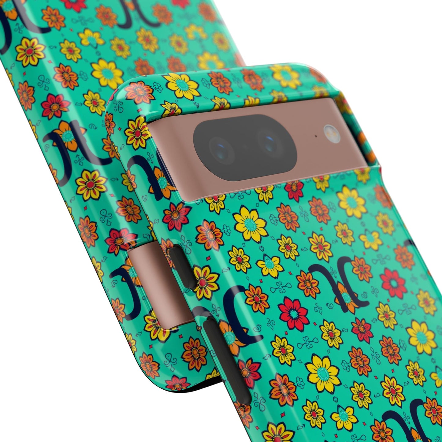 Tough Cases, Aquarius, Zodiac v2, Flower Pattern