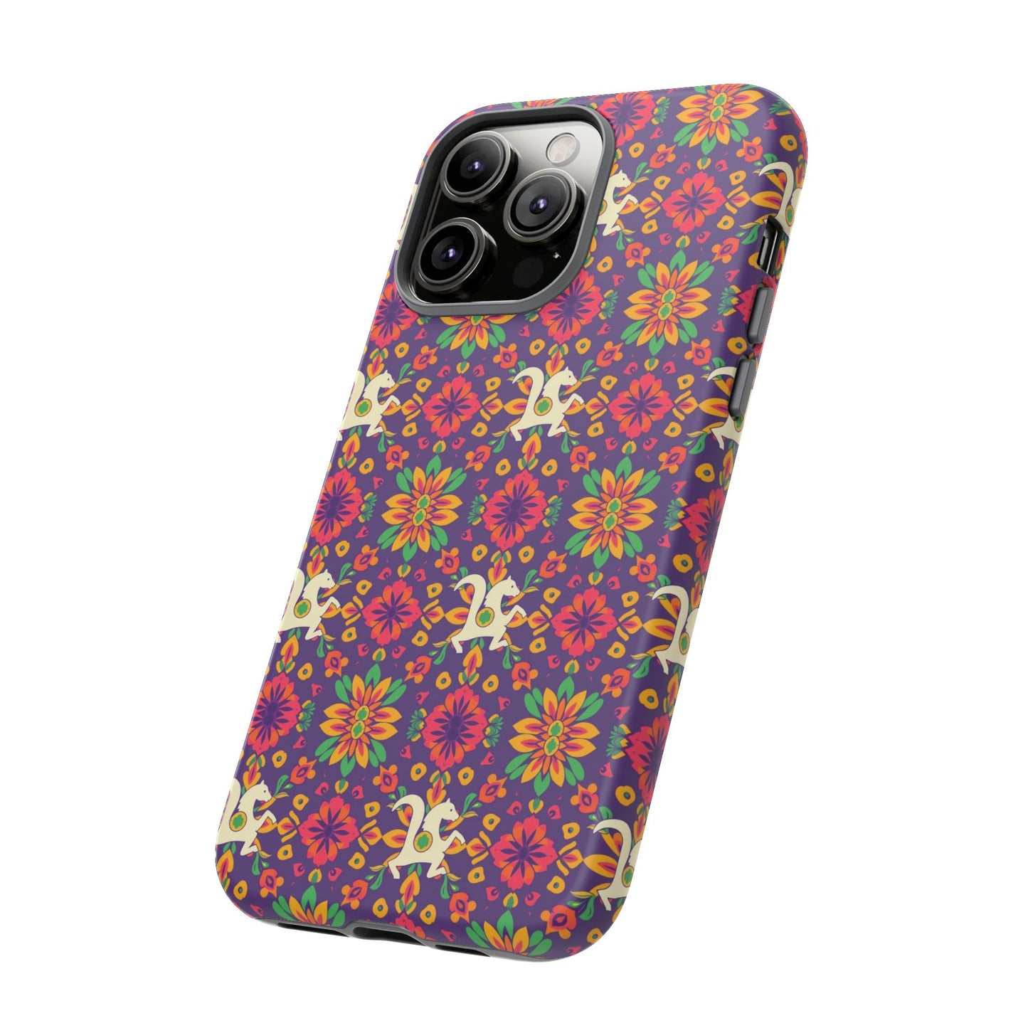 Tough Cases, Aquarius, Zodiac v1, Flower Pattern