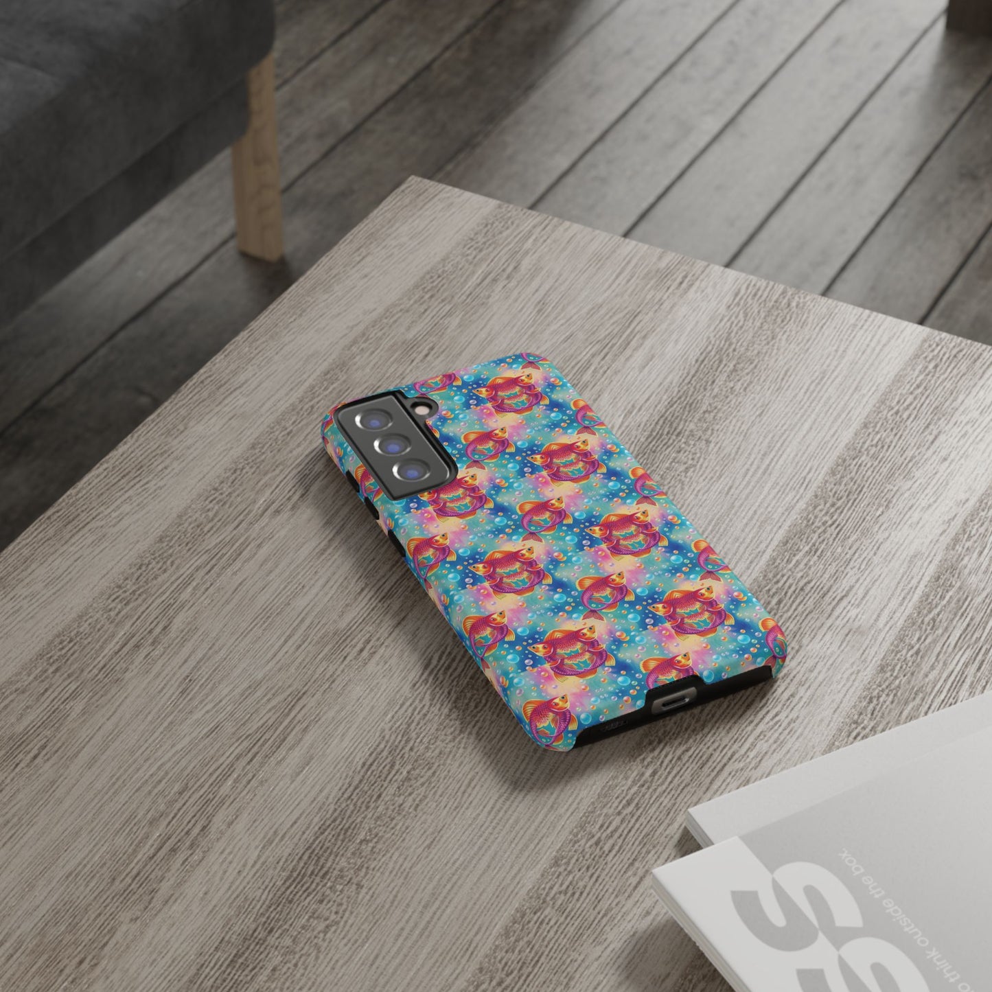 Tough Cases, Pisces, Zodiac v1, Bubble Pattern
