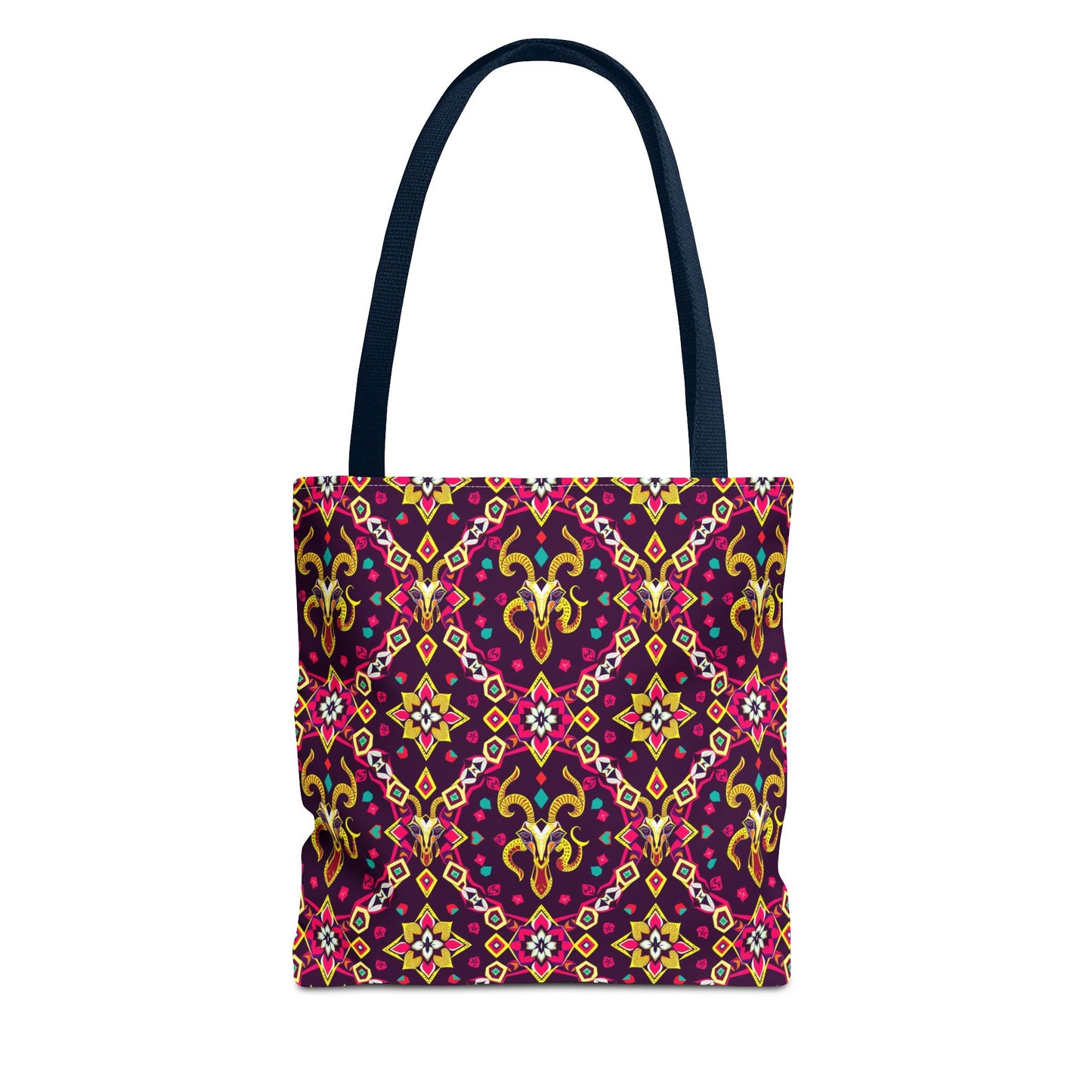 Tote Bag (AOP), Capricorn, Zodiac, Jewel Pattern
