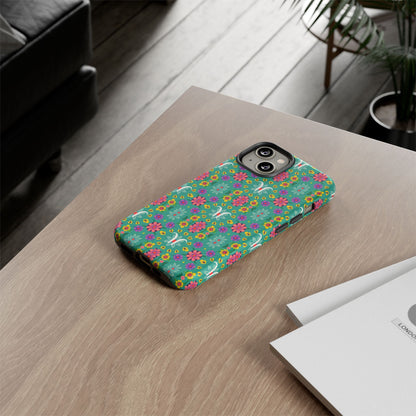 Tough Cases, Aquarius, Zodiac v4, Flower Pattern