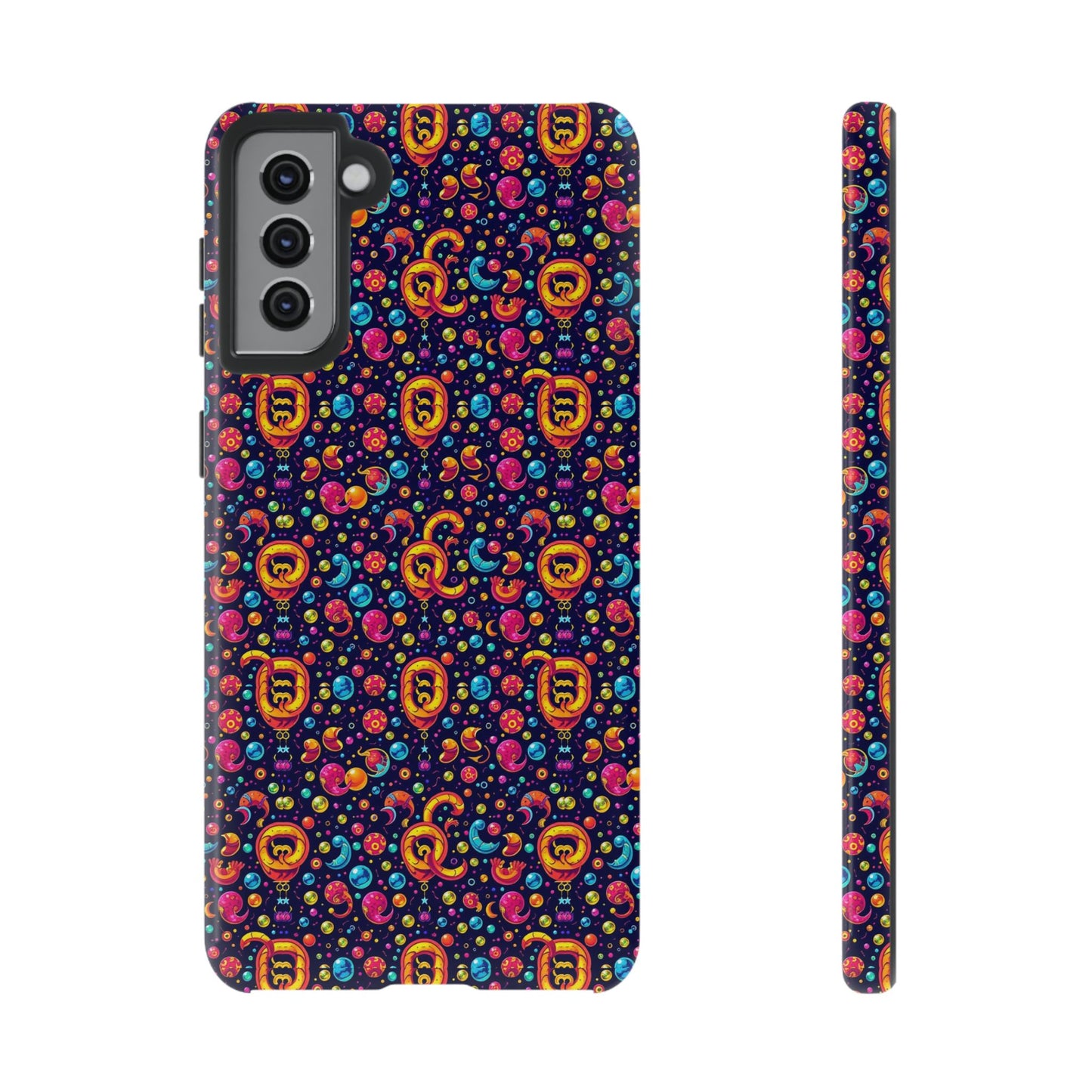 Tough Cases, Aquarius, Zodiac v1, Bubble Pattern