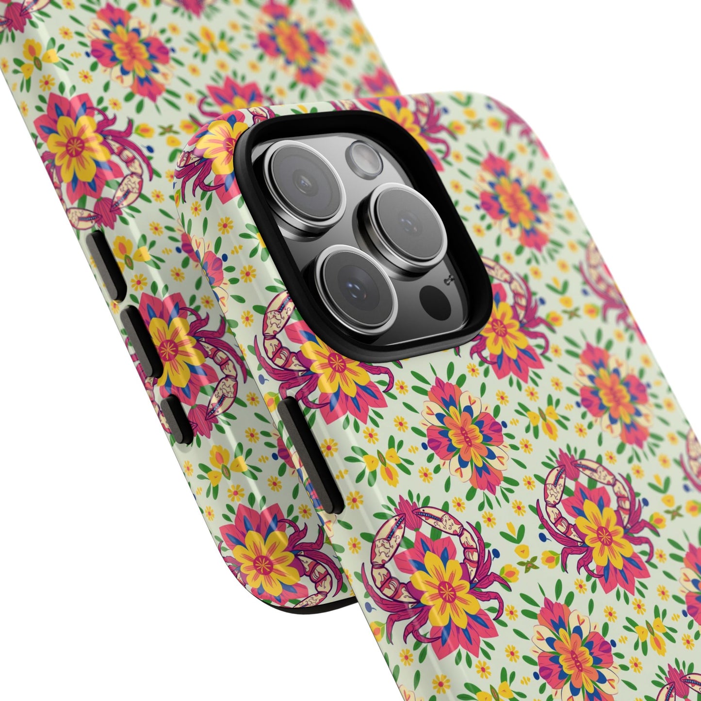 Tough Cases, Cancer, Zodiac v3, Flower Pattern