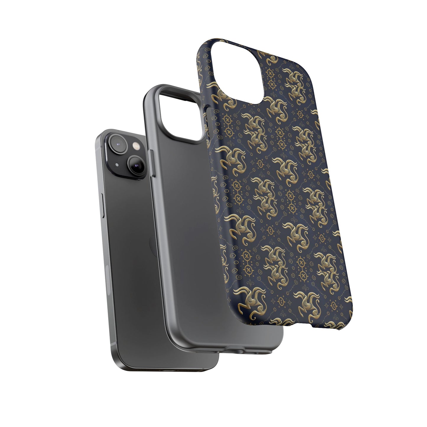 Tough Cases, Aquarius, Zodiac v2, Metal Pattern
