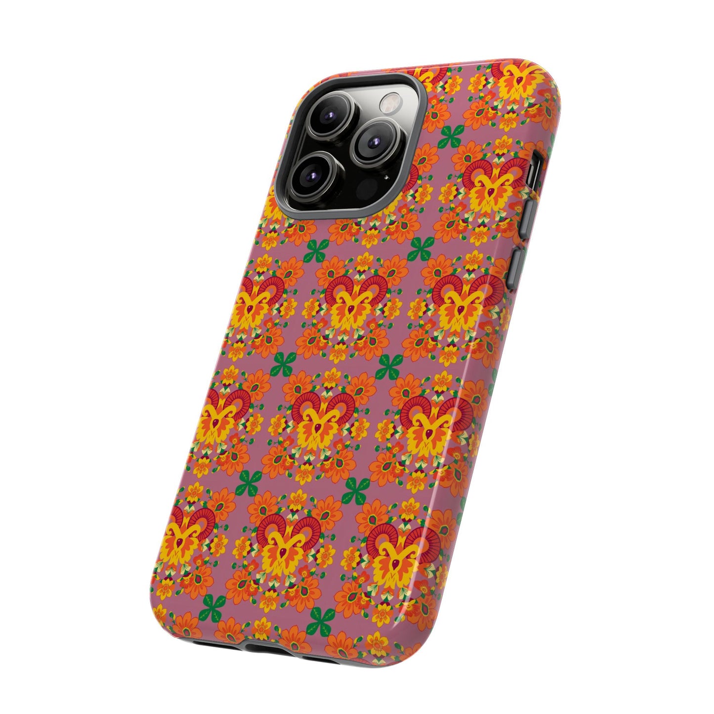 Tough Cases, Aries, Zodiac v1, Flower Pattern