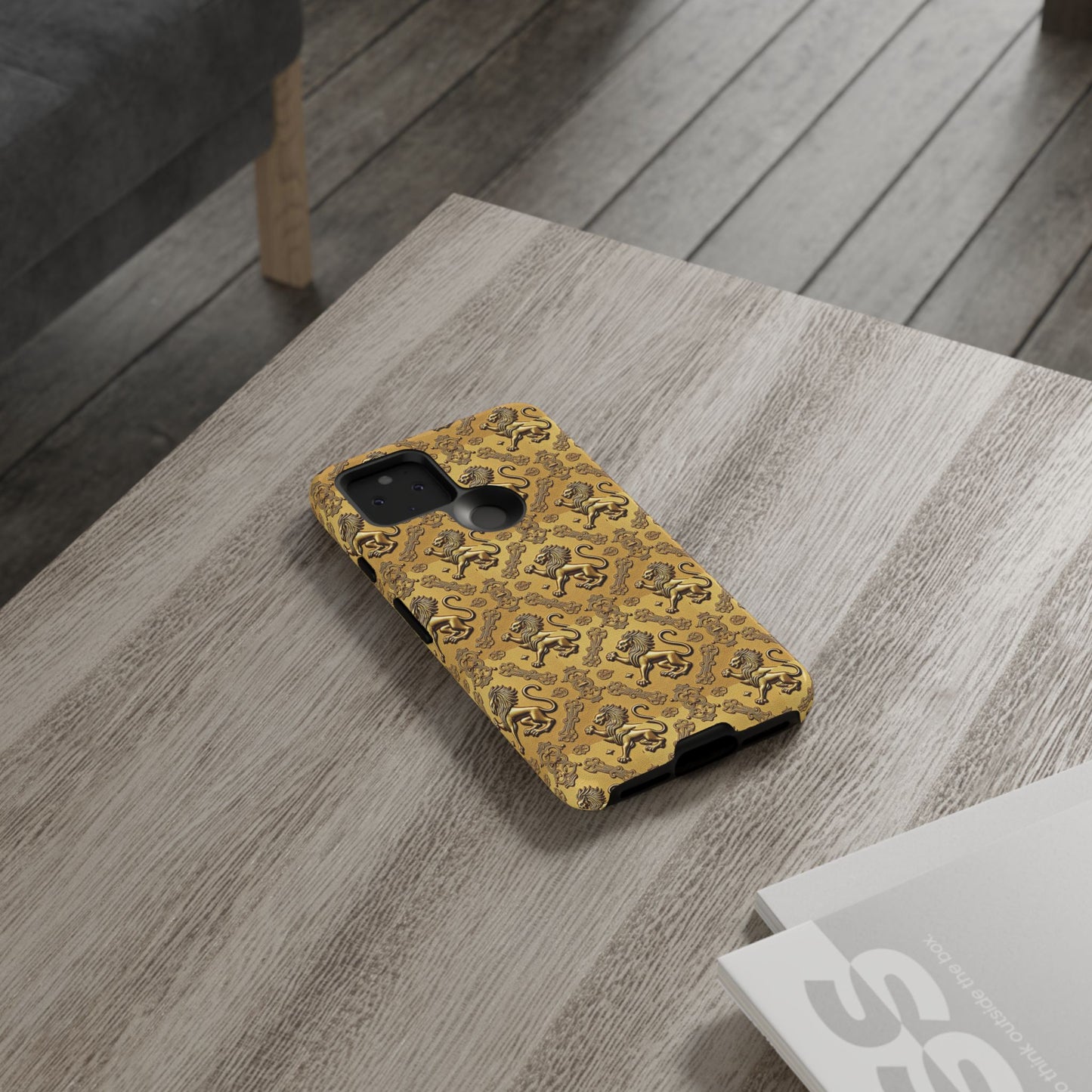 Tough Cases, Leo, Zodiac, Metal Pattern