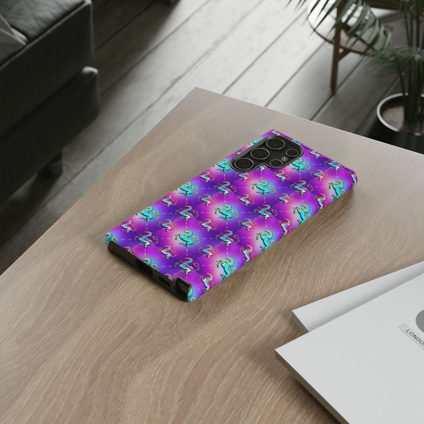 Tough Cases, Aquarius, Zodiac, Metal Pattern