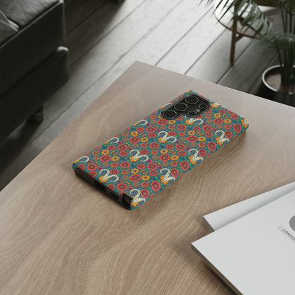Tough Cases, Aries, Zodiac v3, Flower Pattern