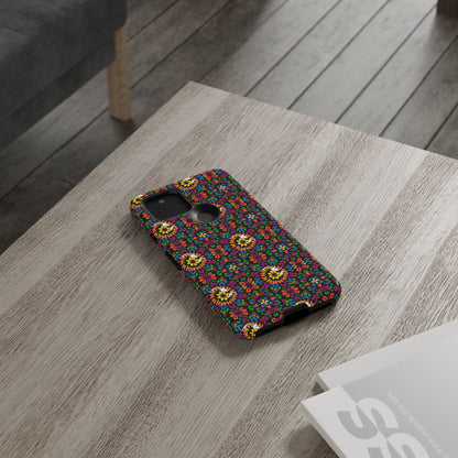 Tough Cases, Capricorn, Zodiac v2, Flower Pattern