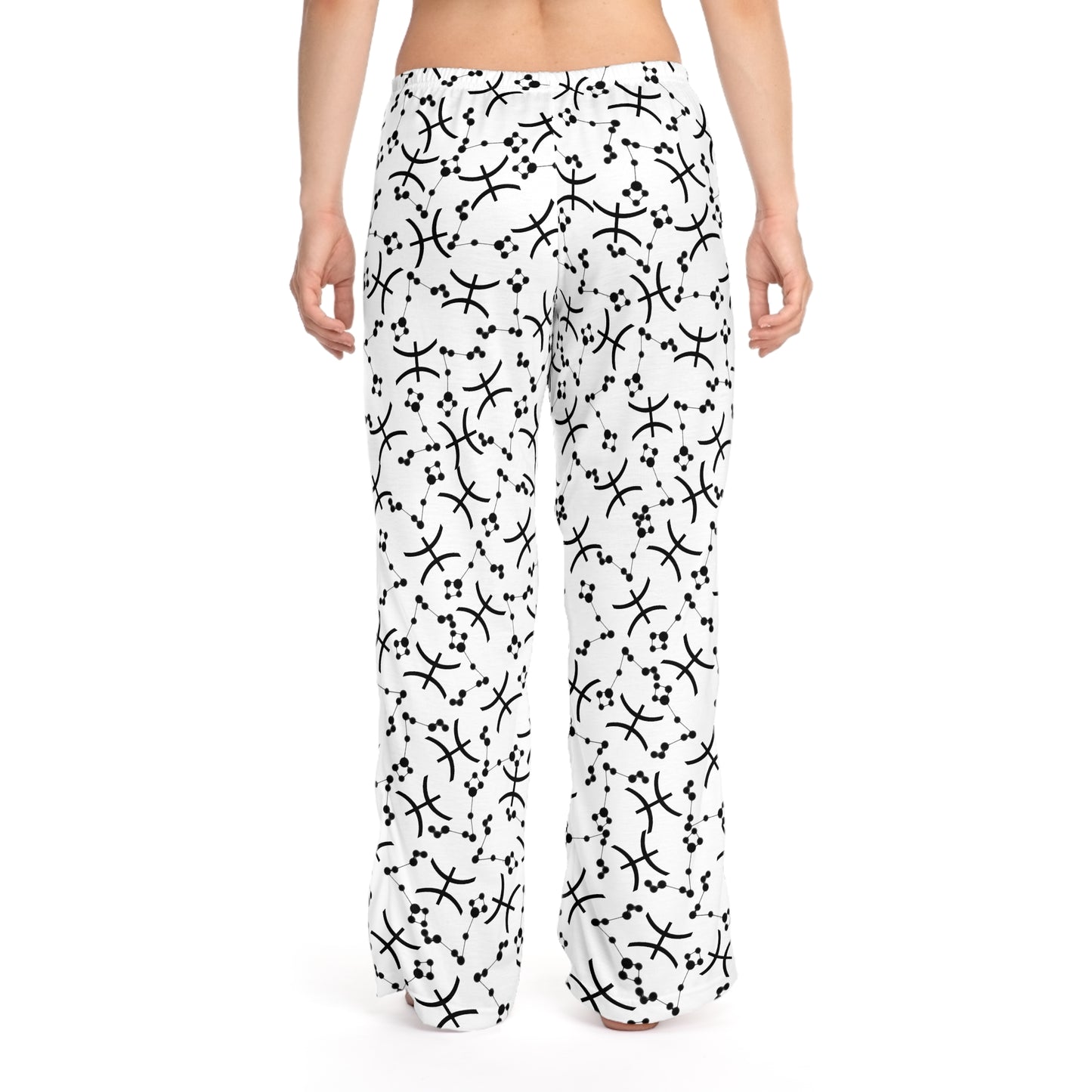 Women's Zodiac Pajama Pants (AOP) Pisces Zodiac Sign