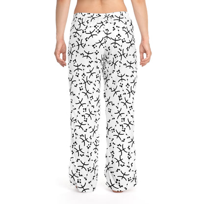 Women's Zodiac Pajama Pants (AOP) Pisces Zodiac Sign