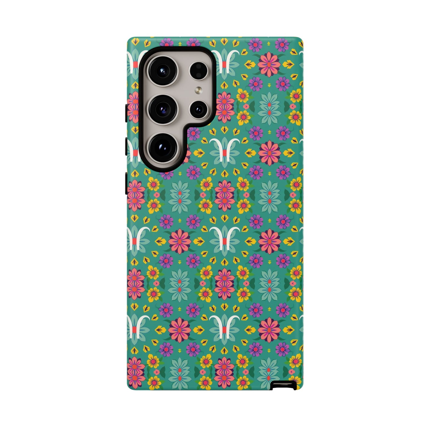 Tough Cases, Aquarius, Zodiac v4, Flower Pattern