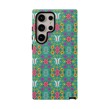 Tough Cases, Aquarius, Zodiac v4, Flower Pattern