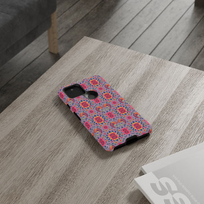 Tough Cases, Pisces, Zodiac v3, Flower Pattern
