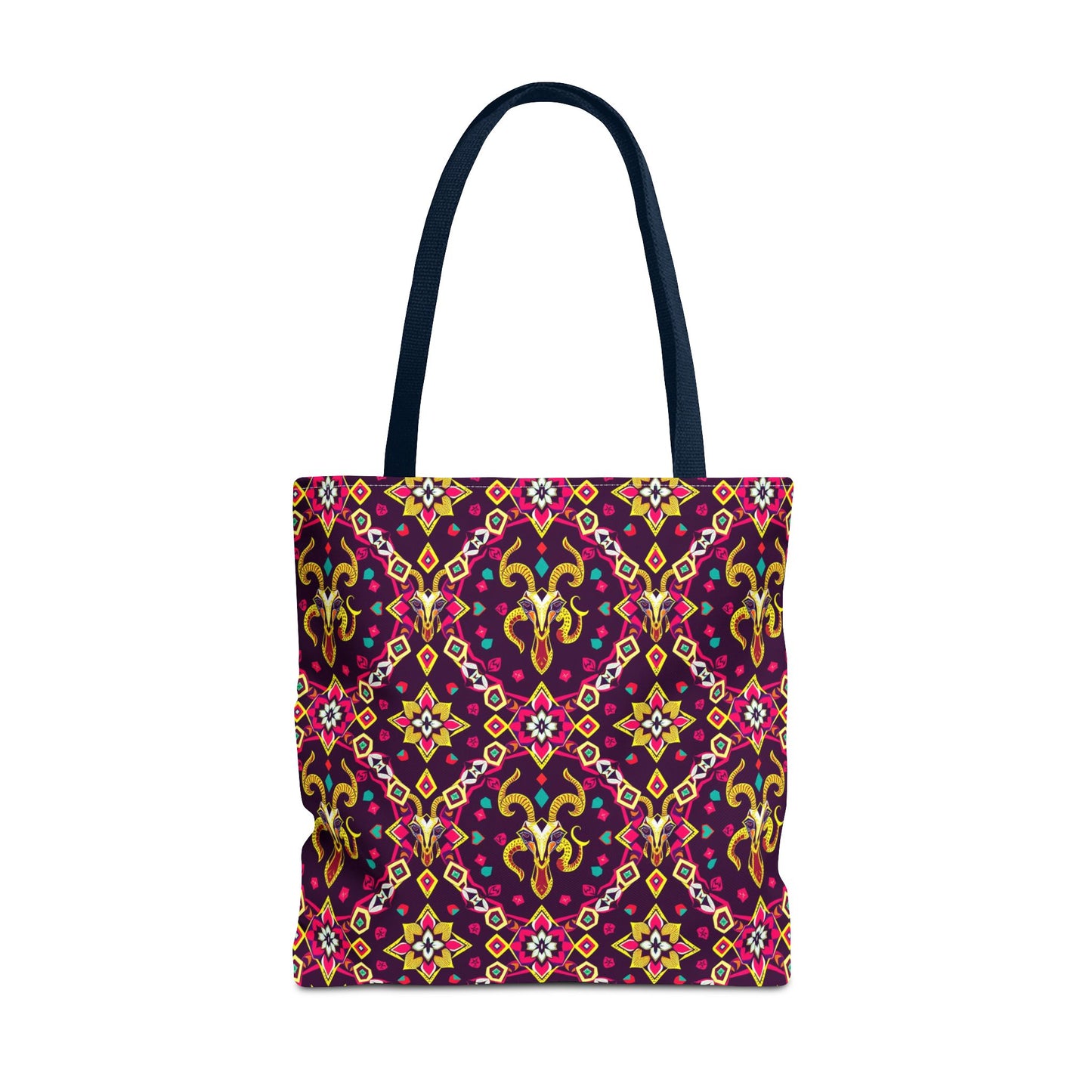 Tote Bag (AOP), Capricorn, Zodiac, Jewel Pattern