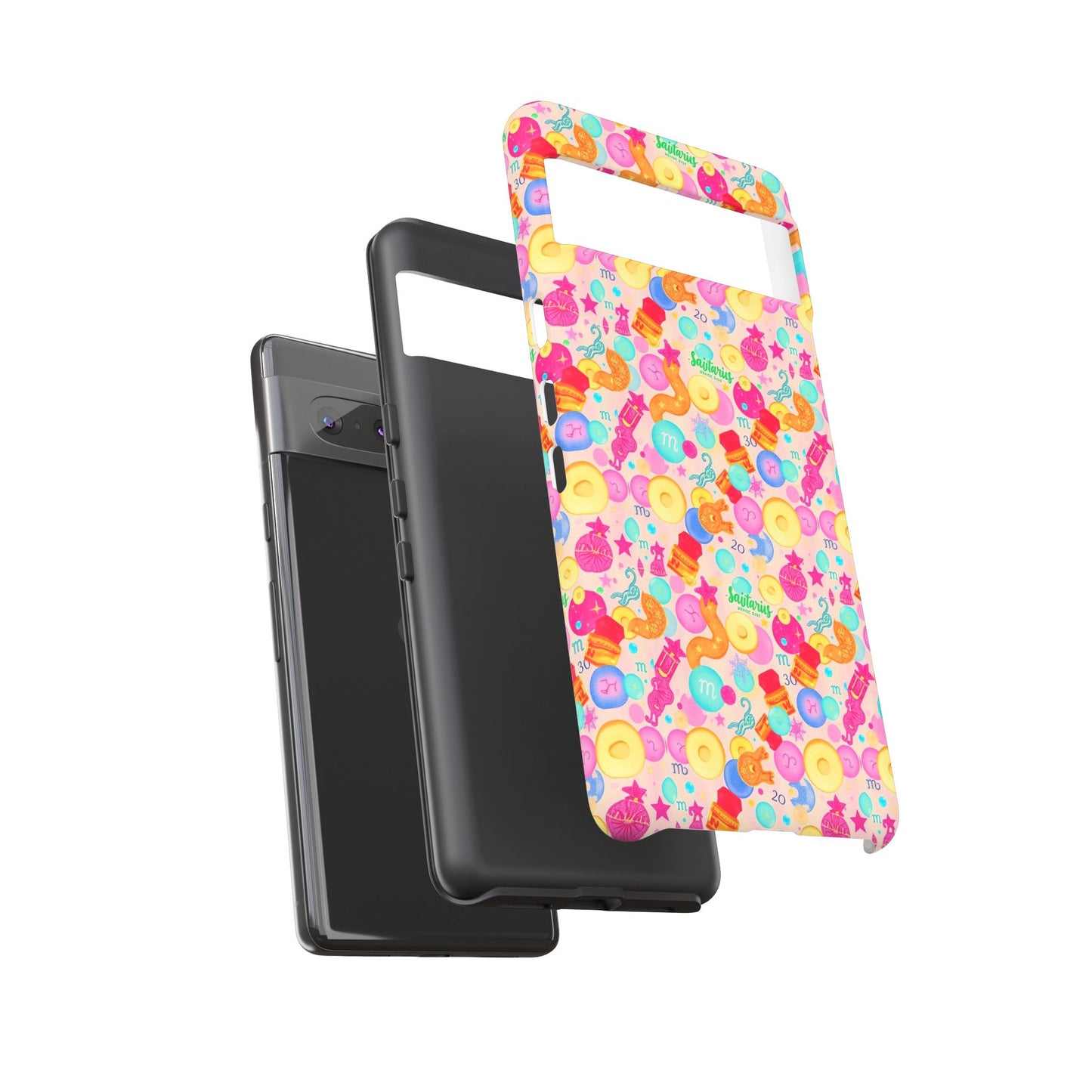 Tough Cases, Sagittarius, Zodiac v2, Bubble Pattern