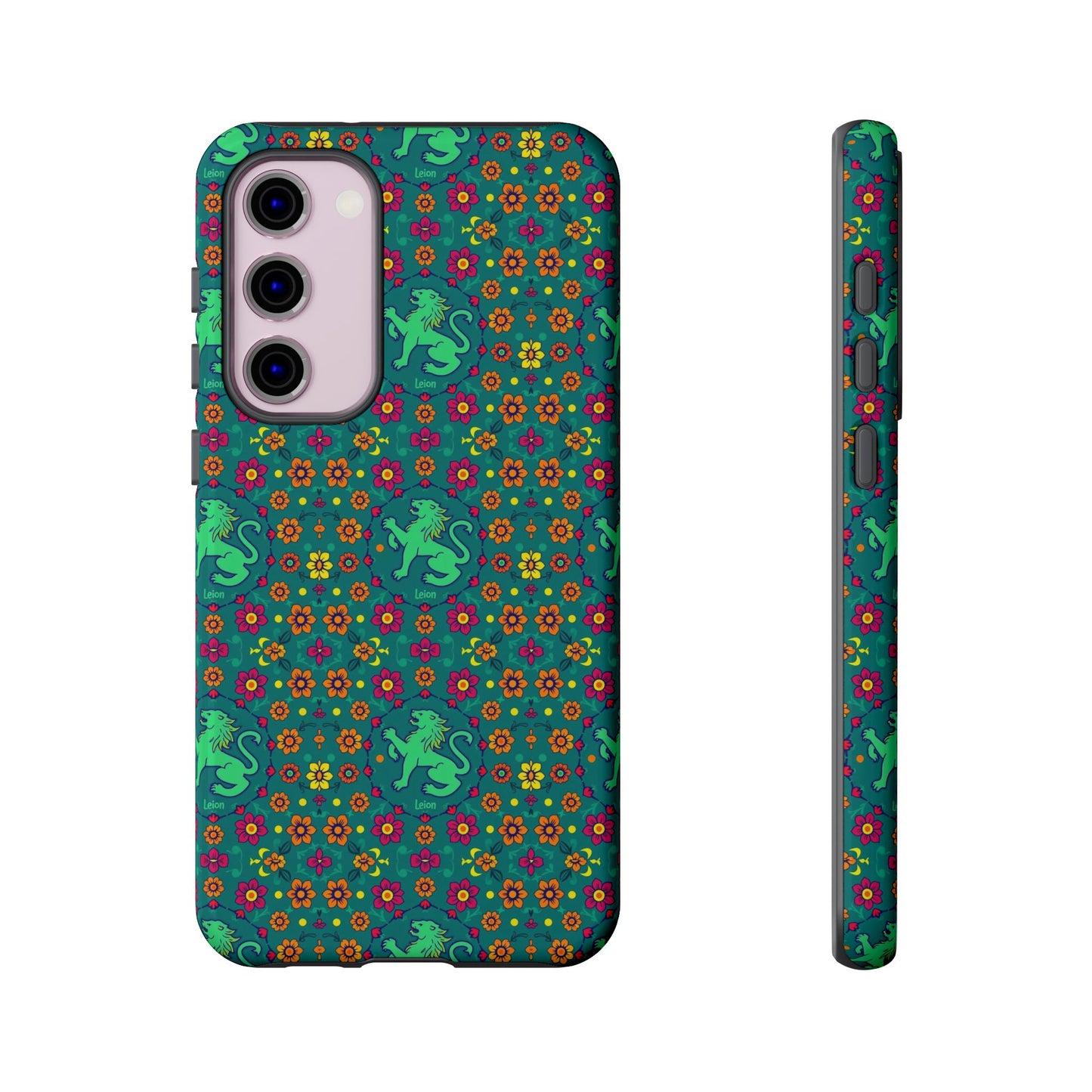 Tough Cases, Leo, Zodiac v3, Flower Pattern