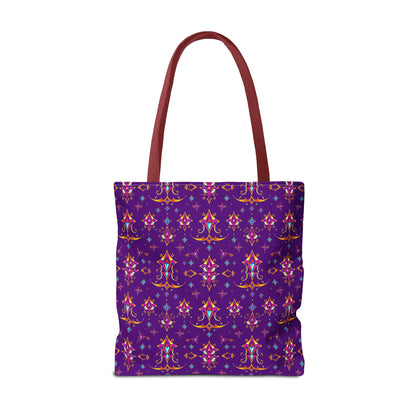 Tote Bag (AOP), Sagittarius, Zodiac, Jewel Pattern