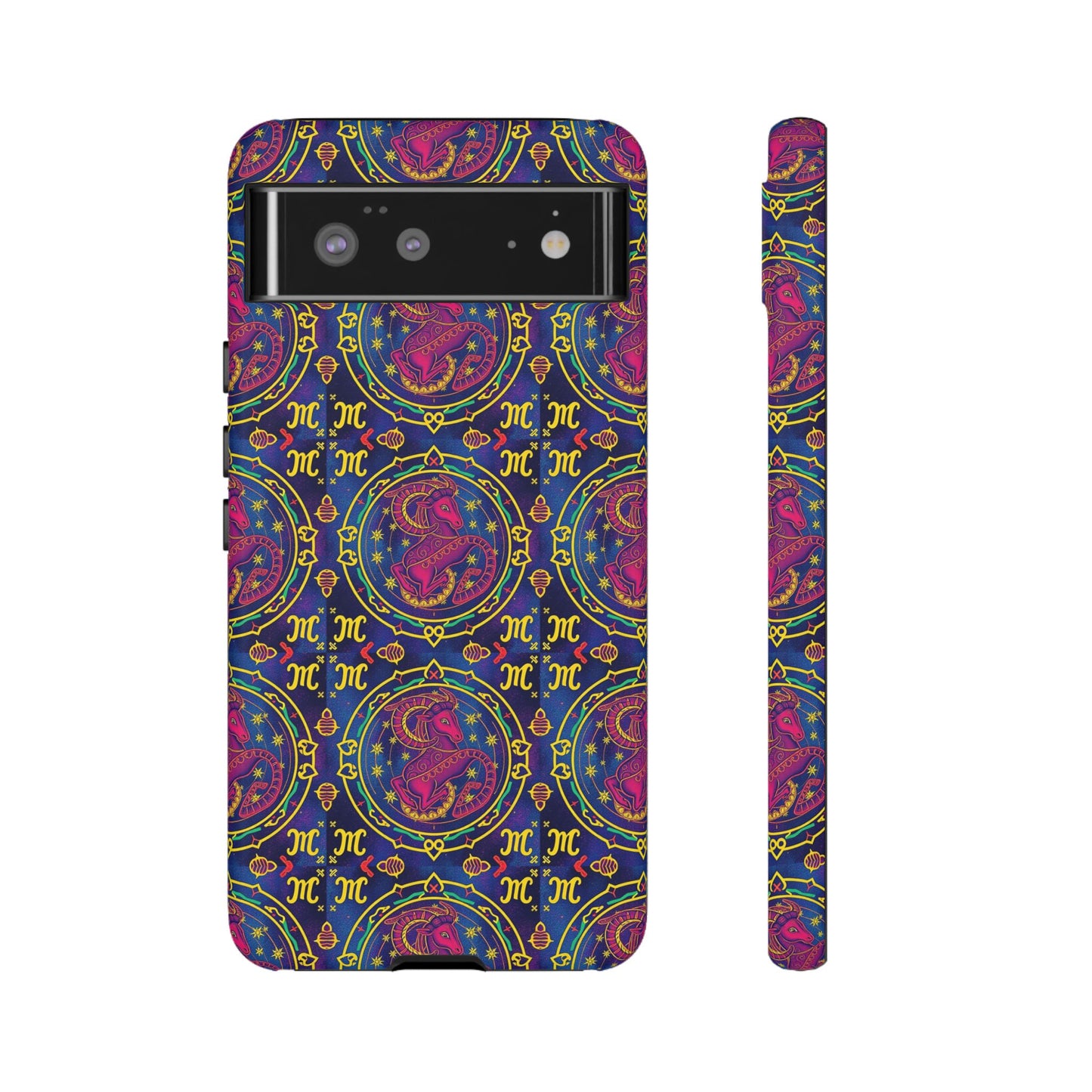 Tough Cases, Capricorn, Zodiac, Metal Pattern