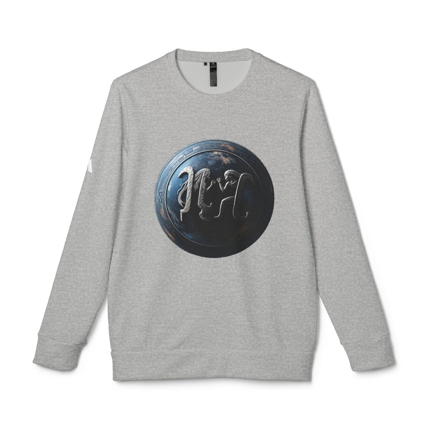 Adidas, Unisex Fleece Crewneck Sweatshirt, Gemini, Space Symbol, Zodiac