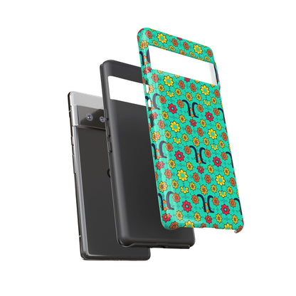 Tough Cases, Aquarius, Zodiac v2, Flower Pattern