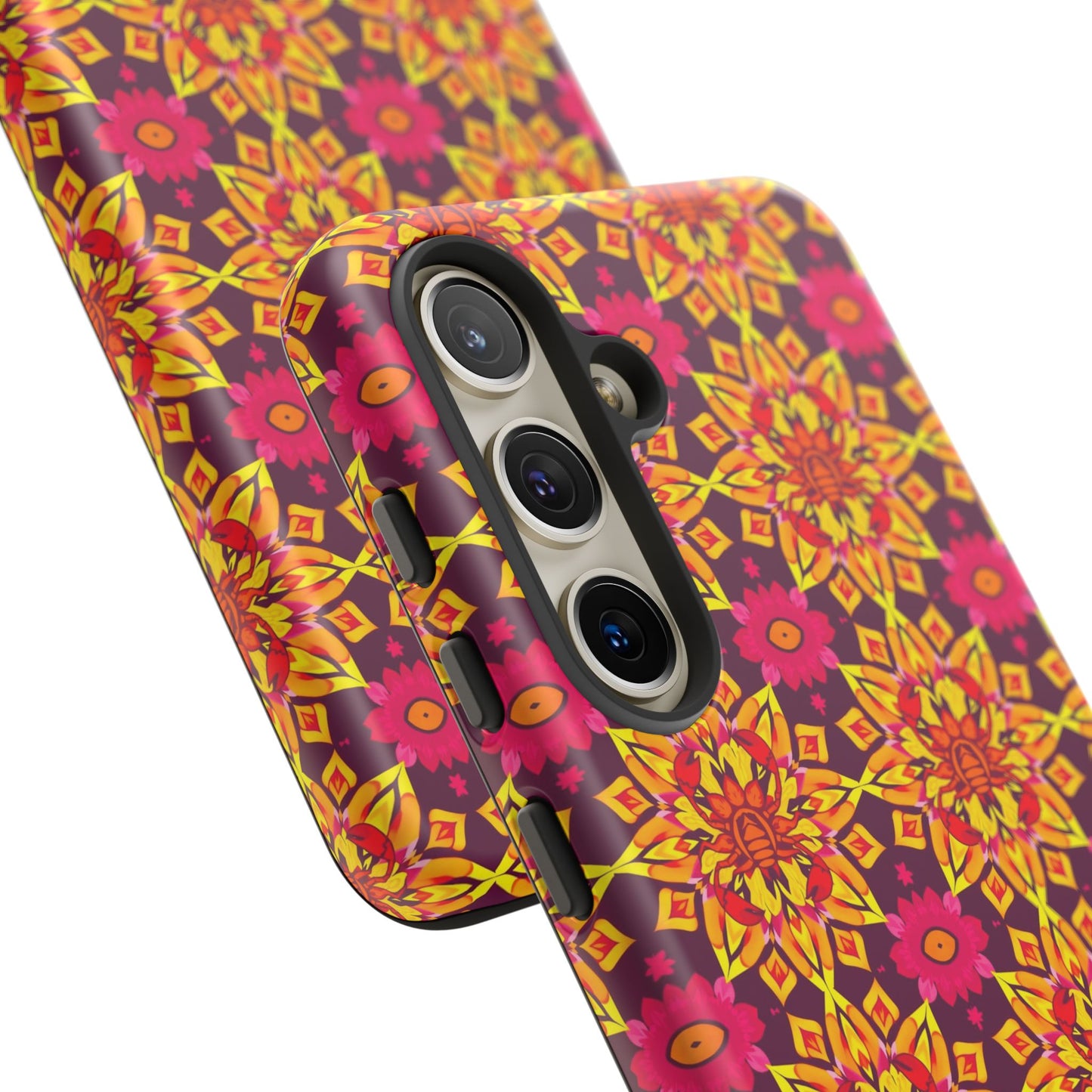Tough Cases, Scorpio, Zodiac v1, Flower Pattern