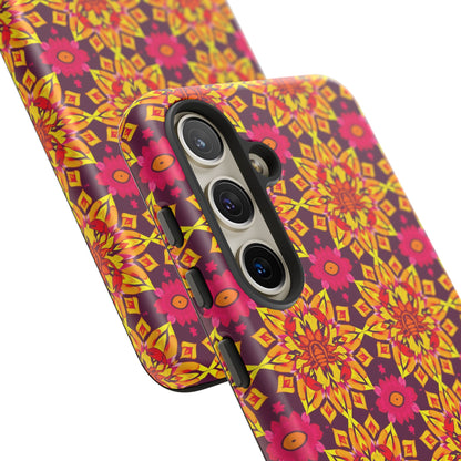 Tough Cases, Scorpio, Zodiac v1, Flower Pattern