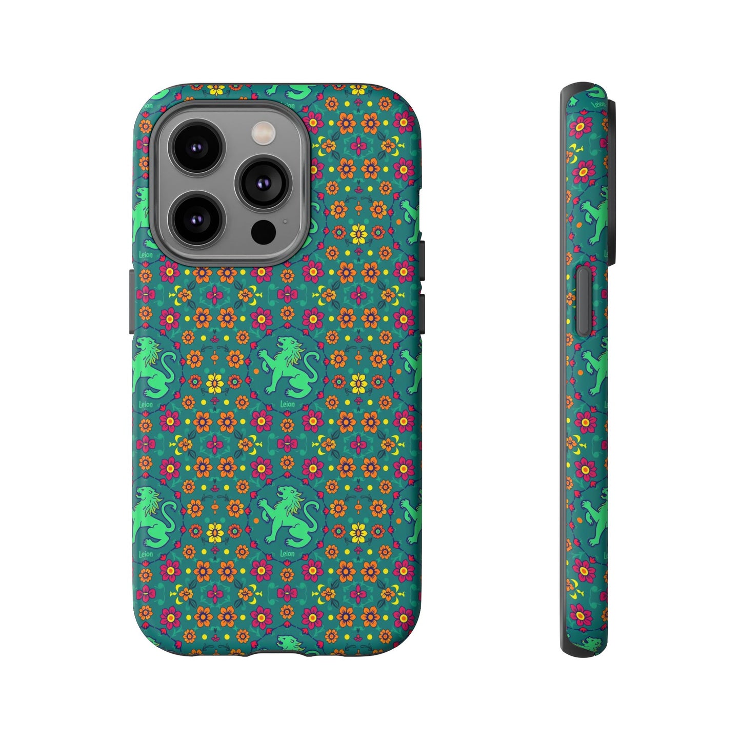Tough Cases, Leo, Zodiac v3, Flower Pattern