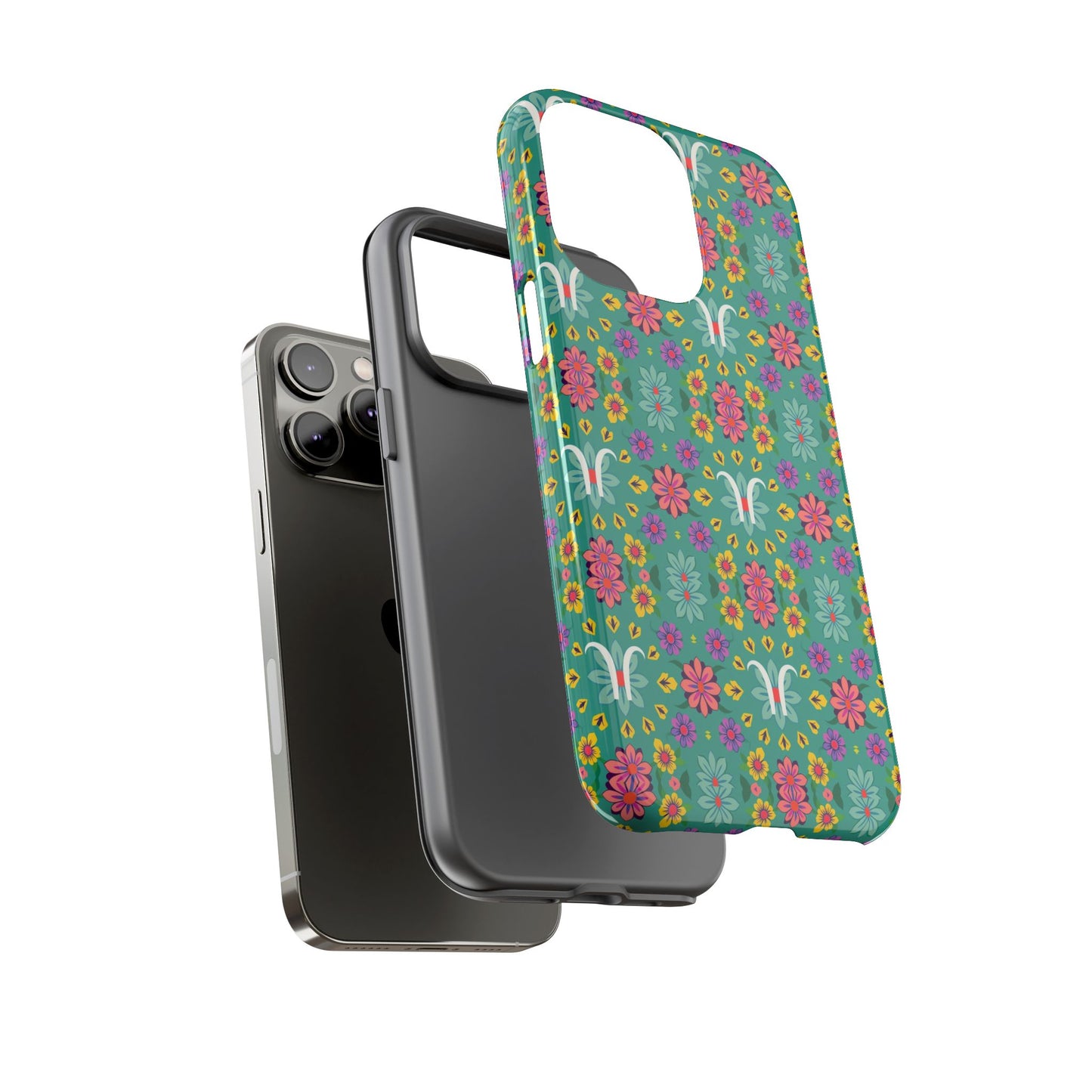Tough Cases, Aquarius, Zodiac v4, Flower Pattern