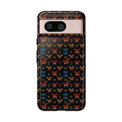 Tough Cases, Aries, Zodiac v1, Metal Pattern