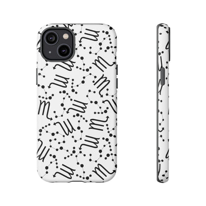 Tough Cases with the Scorpio Zodiac sign for iPhone, Samsung Galaxy, and Google Pixel devices